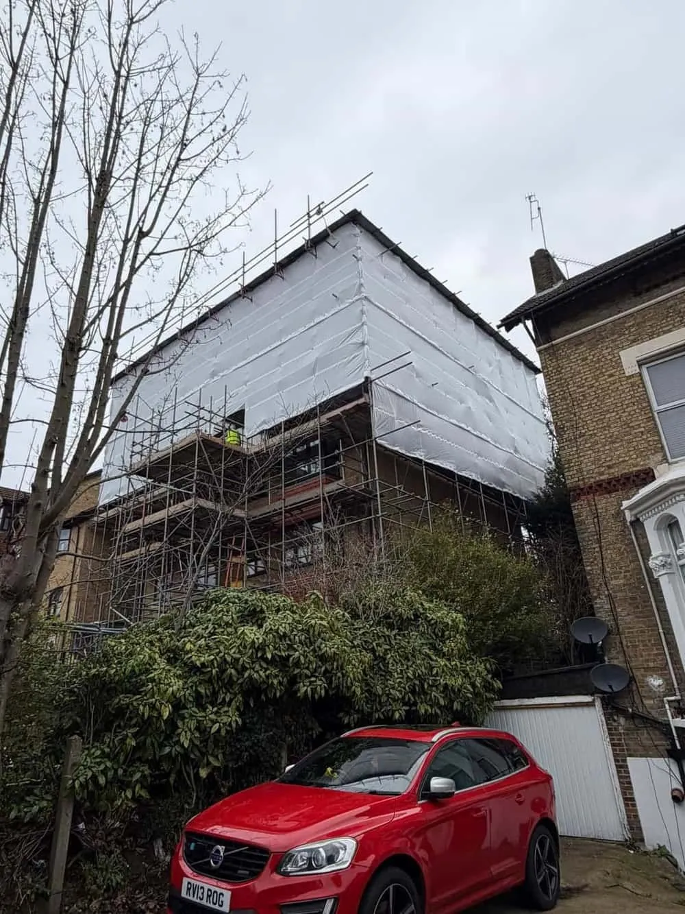 Residential scaffolding in Croydon