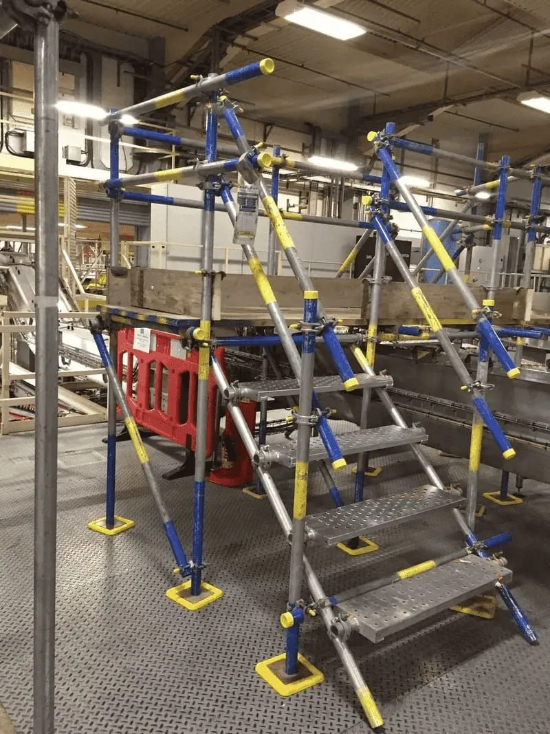 Industrial scaffolding services