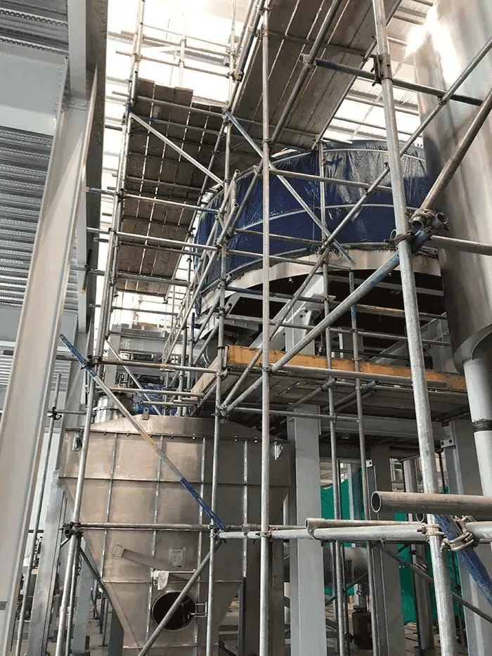 Industrial scaffolding access platform