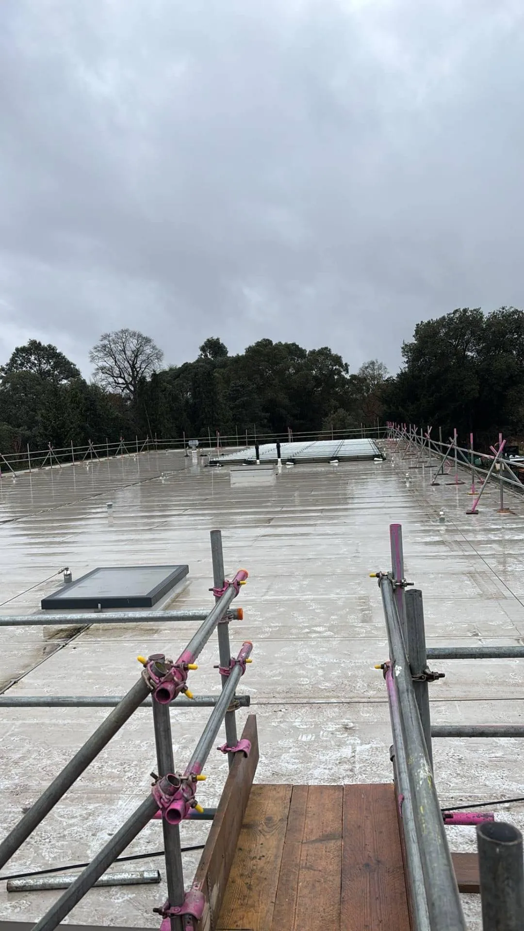 Commercial scaffolding at Royal Botanic Gardens Kew