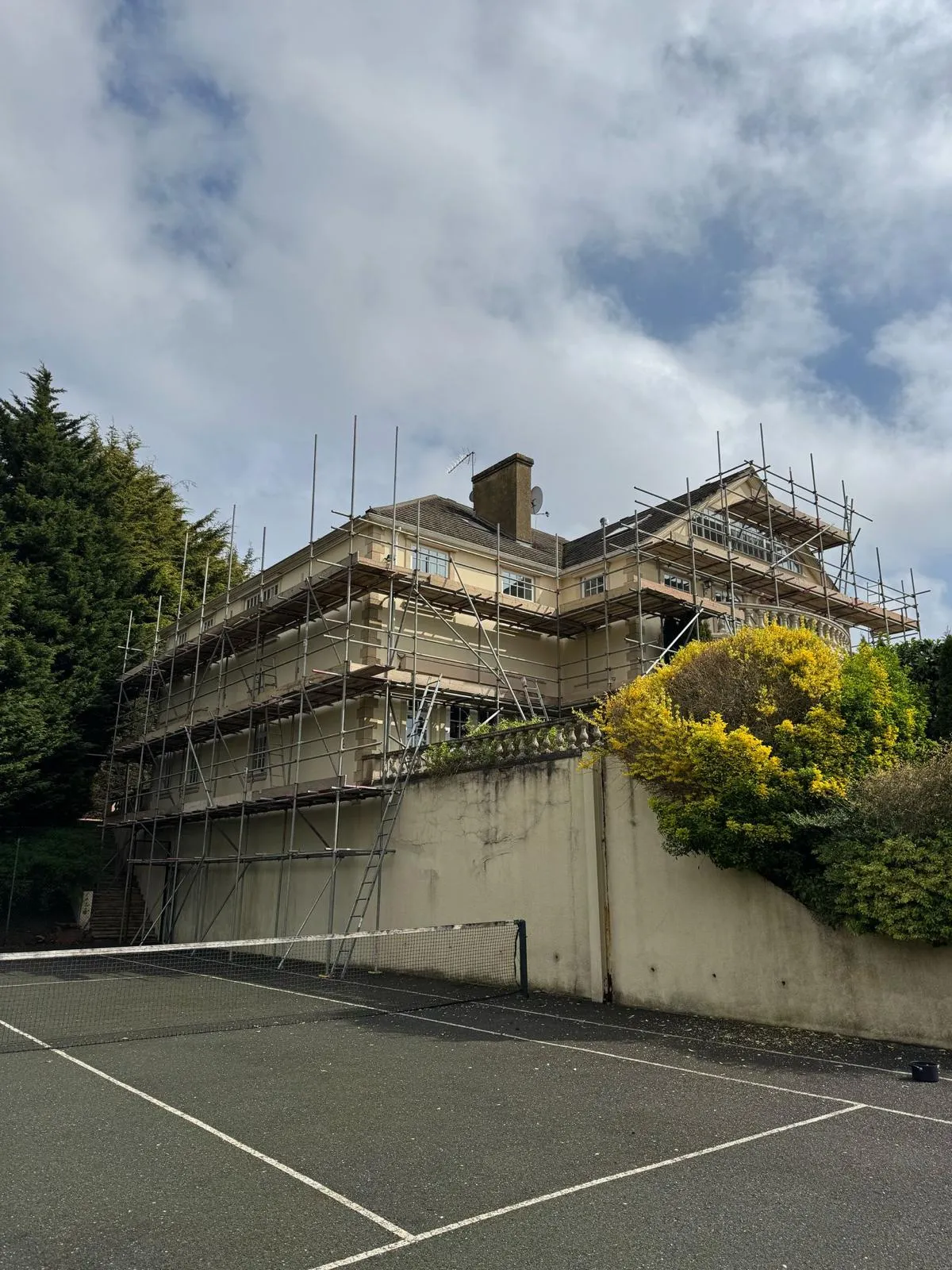 Heritage residential scaffolding