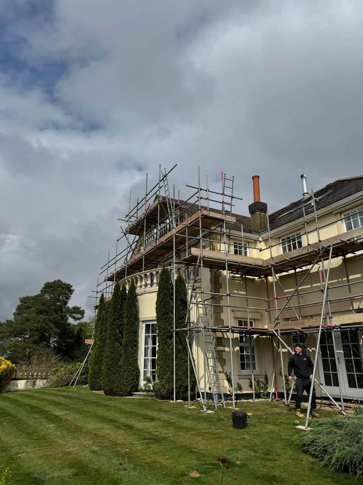 Period property scaffolding
