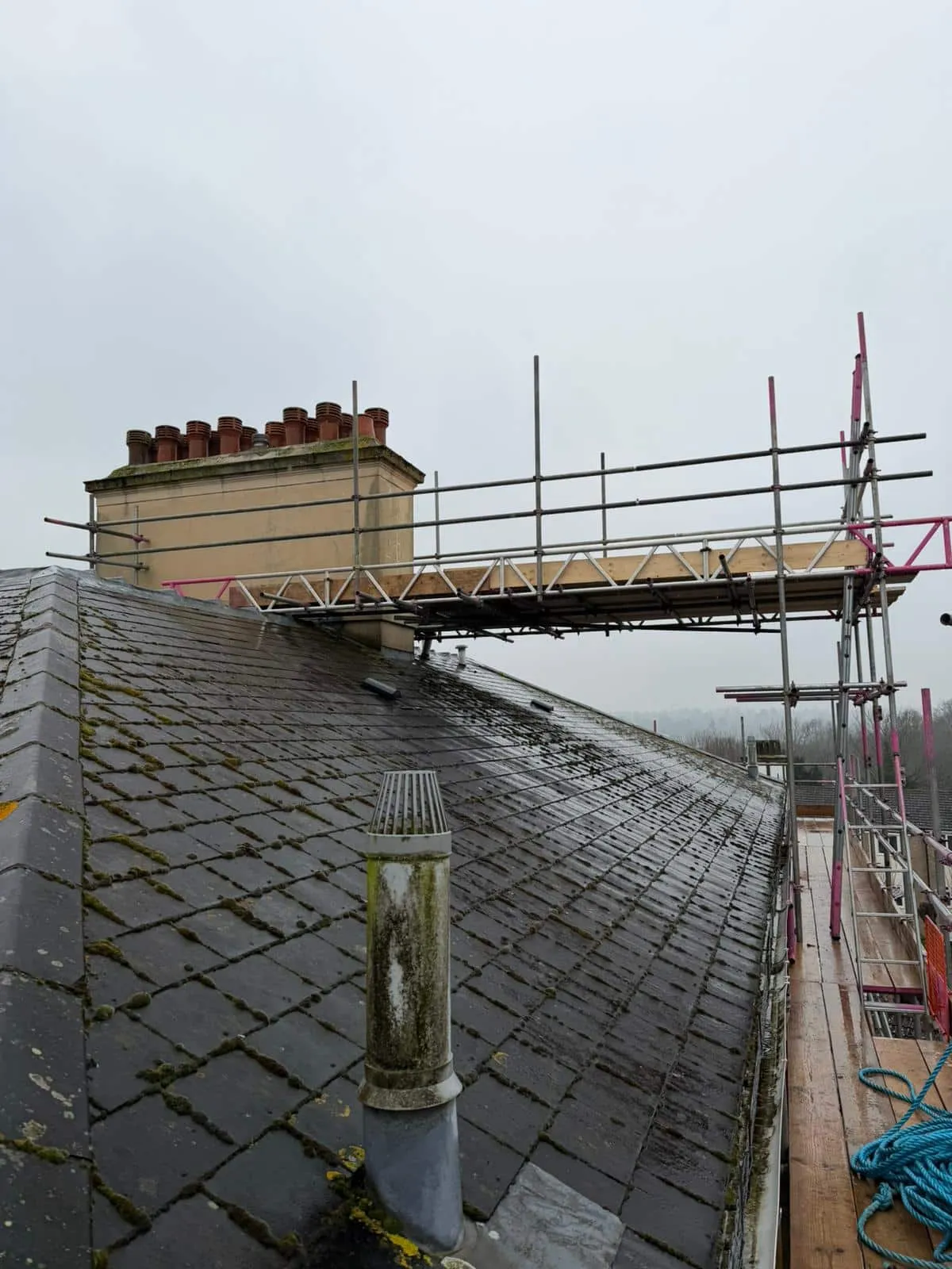 Salvation Army Citadel commercial scaffolding