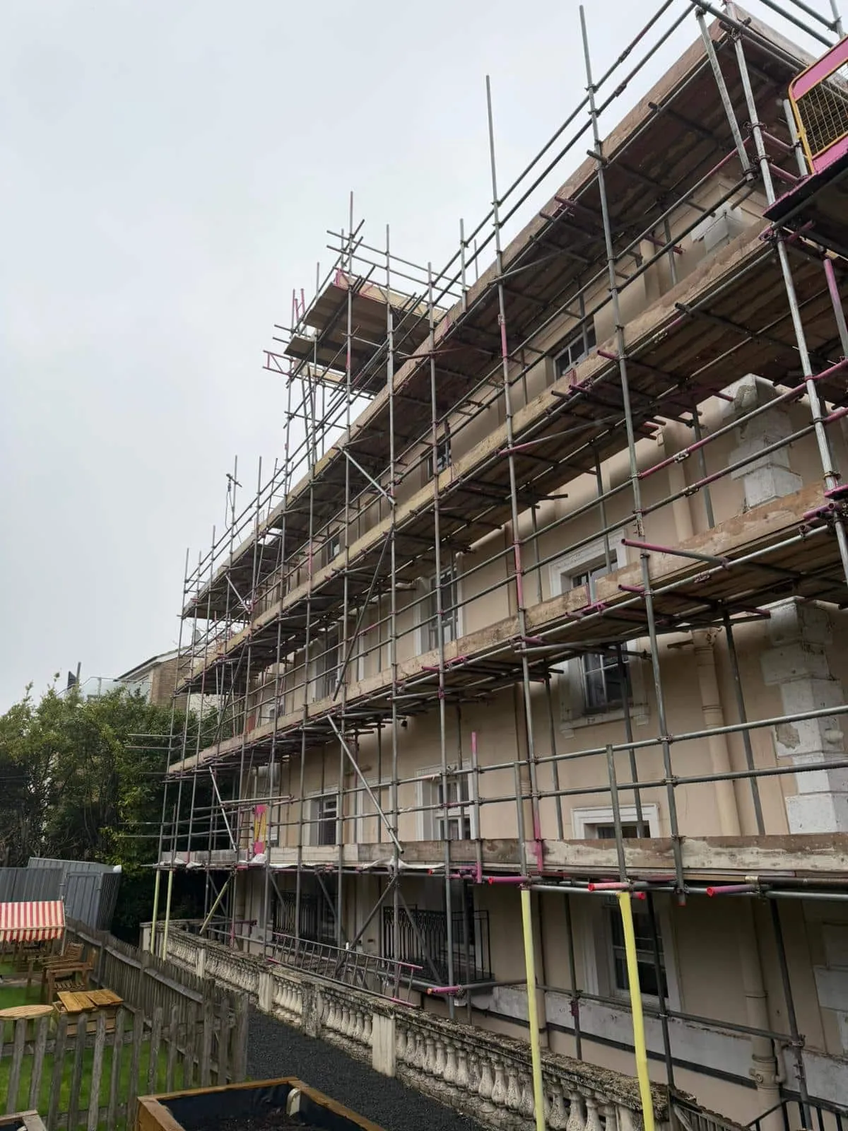 Scaffolding at Salvation Army Sevenoaks