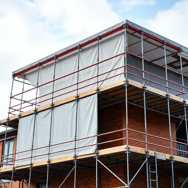 Temporary Roof Solutions scaffolding