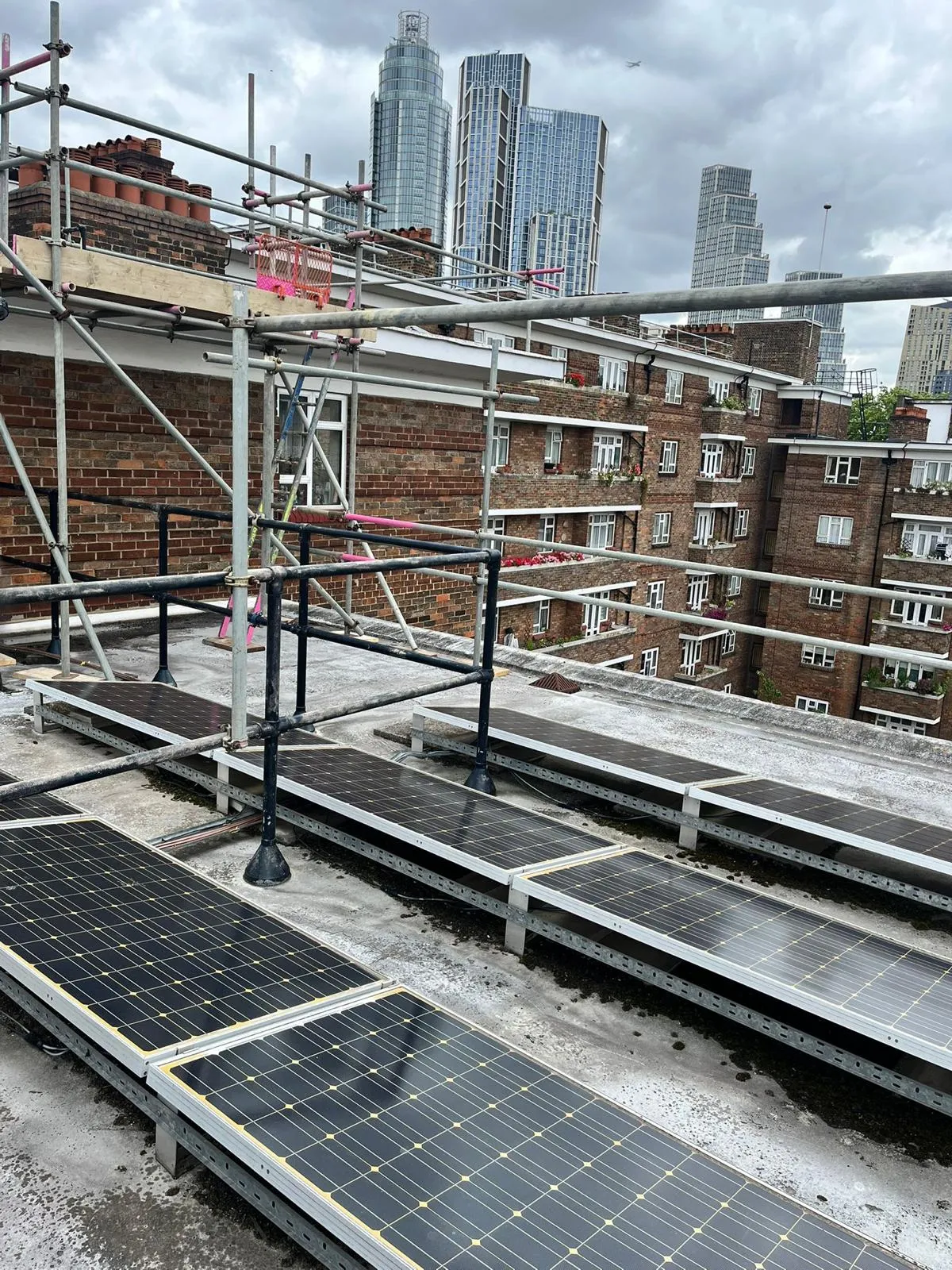 Residential Block Solar Scaffold