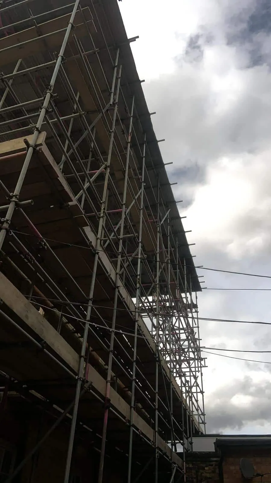 Temporary roof scaffolding Sevenoaks