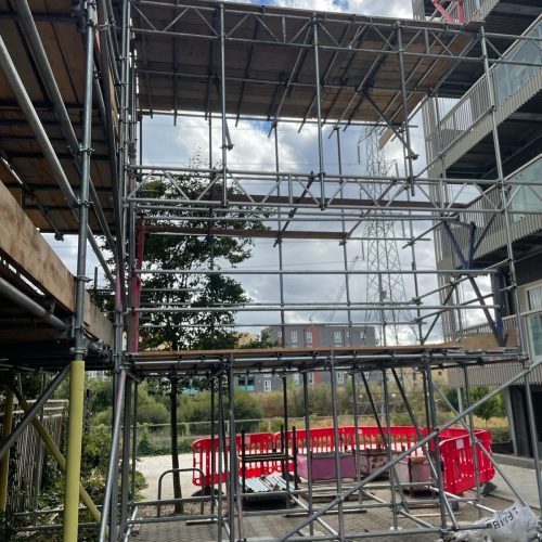 Residential scaffolding in Surrey